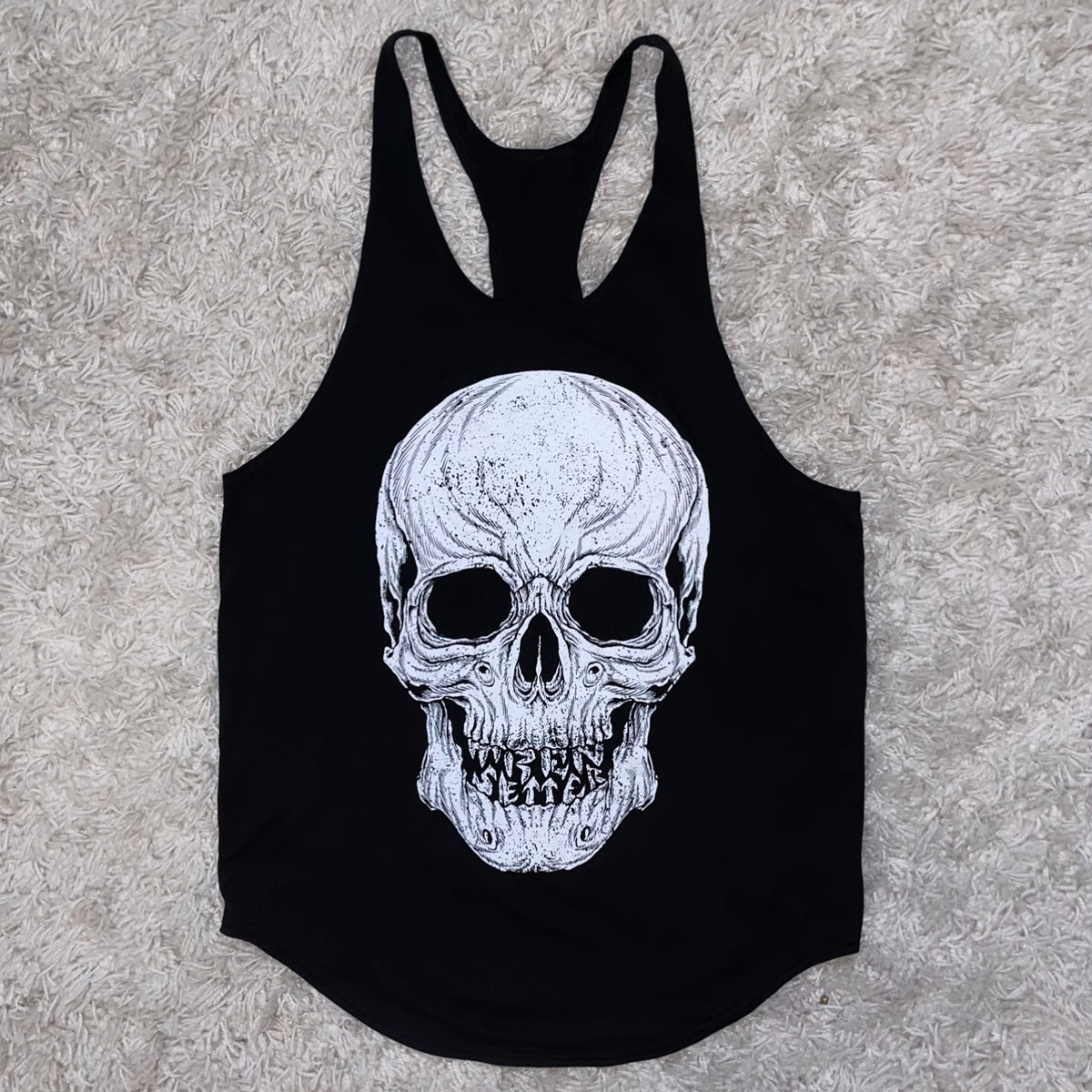 Skull Mens Stringer Tank Top – Gymtier