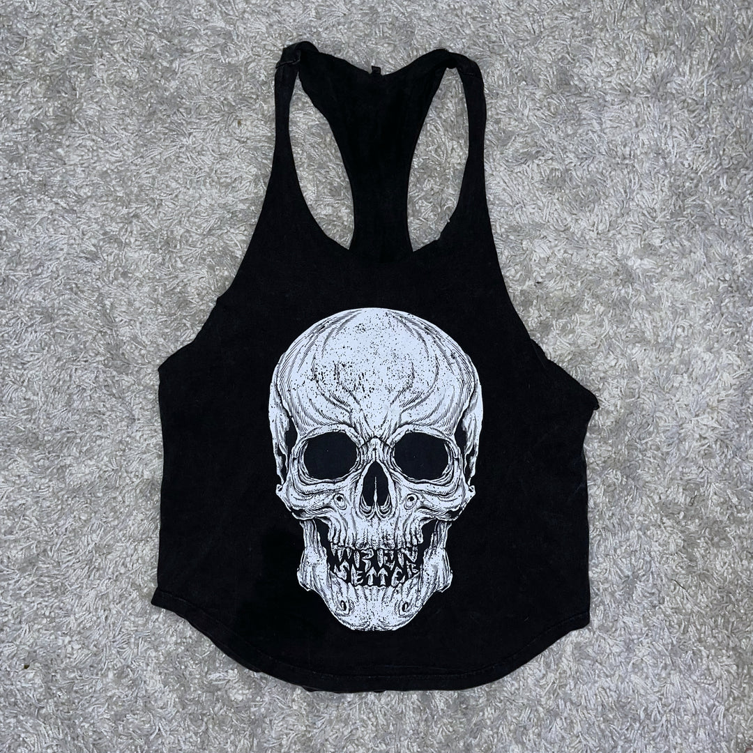 TREN SETTER SKULL - VINTAGE RAW STRINGER